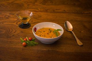 Velouté de potimarron au goût de châtaigne