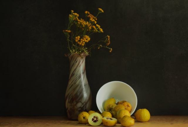 Sablés aux coings et crème brûlée aux endives, un dessert audacieux et raffiné